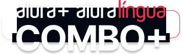 no combo+ você aproveita alura+ e alura língua